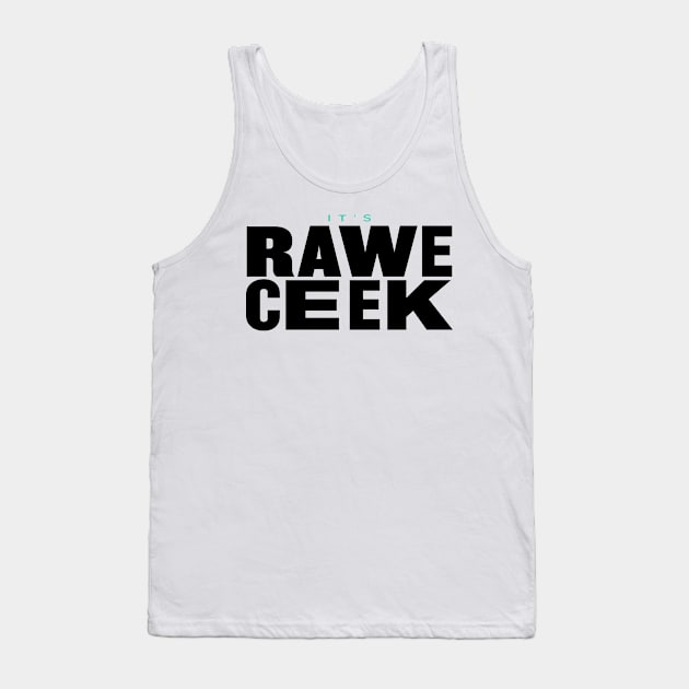 It's Rawe Ceek (black_turqoise) Tank Top by throwback